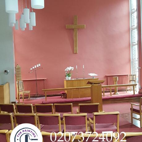 church-wall-painted